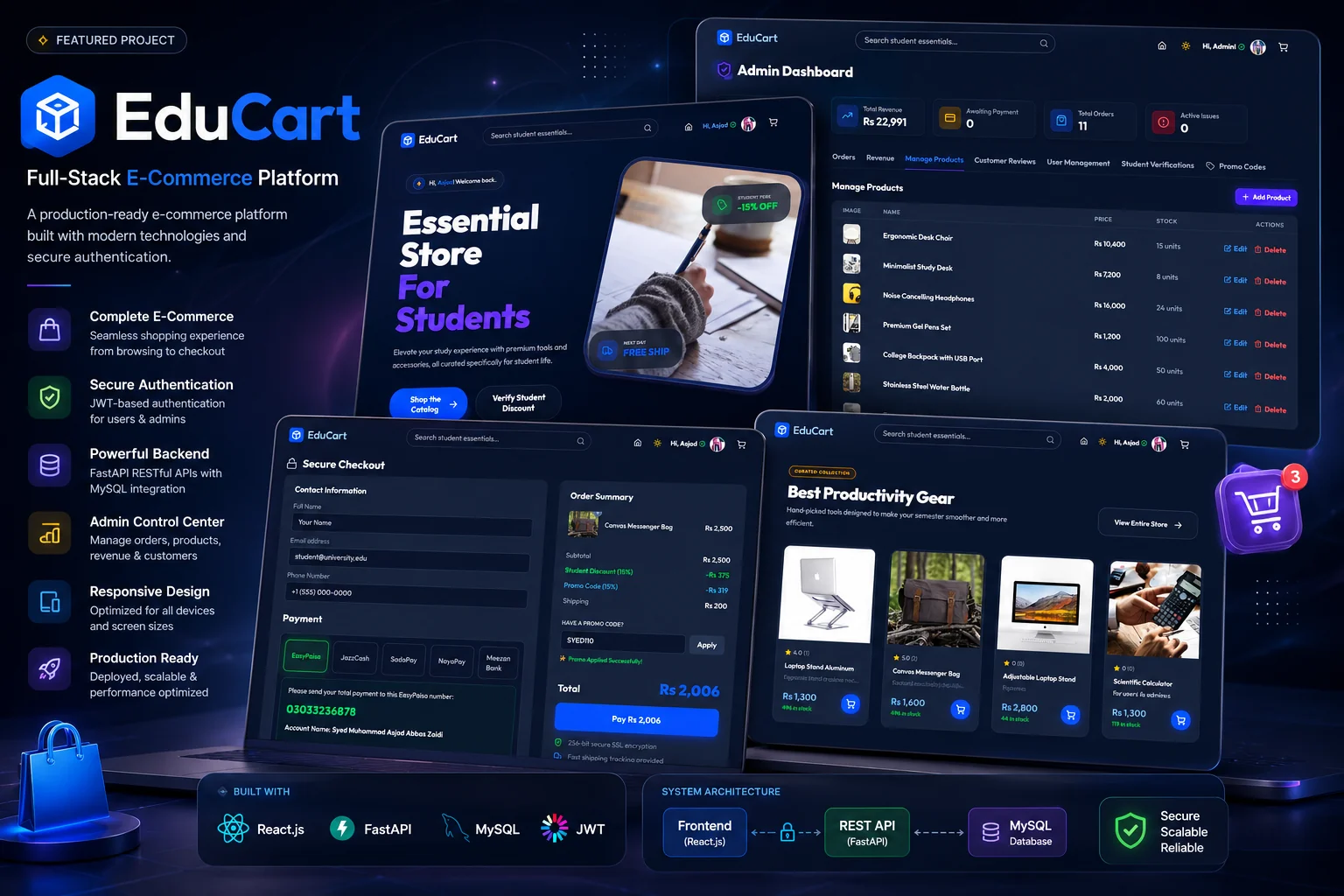 EduCart — E-Commerce Storefront